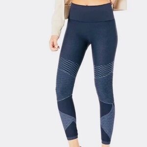 Spanx Seamless Moto “Look At Me Now” Leggings Indigo size small